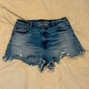 Lucky Brand Los Angeles Mom High Rise Shorts!